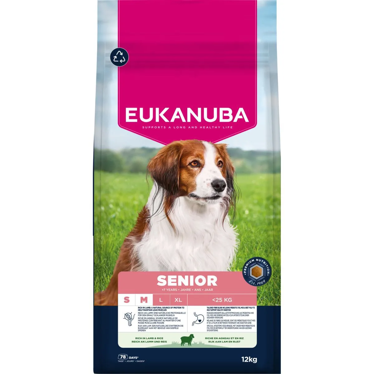 Eukanuba Eukanuba Dog Senior Small & Medium Breed Lamb & Rice produktbild